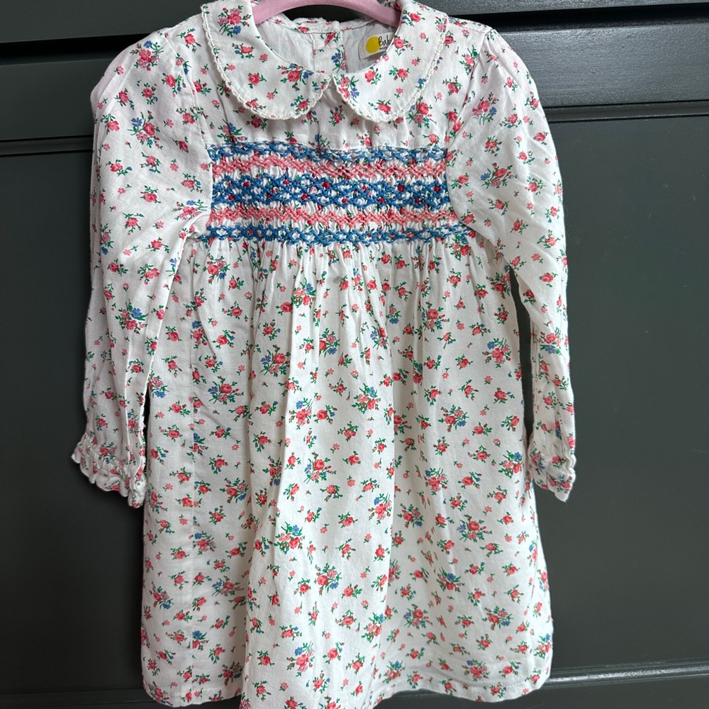 Mini Boden smocked dress 18-24 months